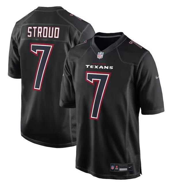 Men's Houston Texans #7 C.J. Stroud Black Fashion Vapor Untouchable Limited Stitched Football Jersey